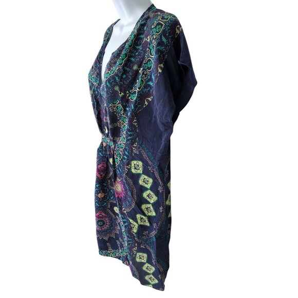 Anthropologie Maeve Medallion Silk Dress size Medium - Picture 3 of 10